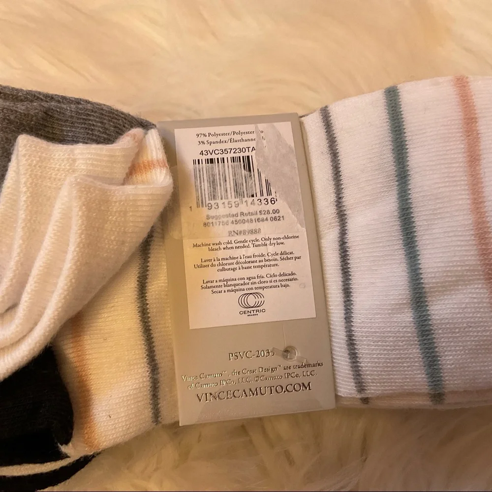 Vince Camuto Low Cut Socks - NWT - 20 Pairs